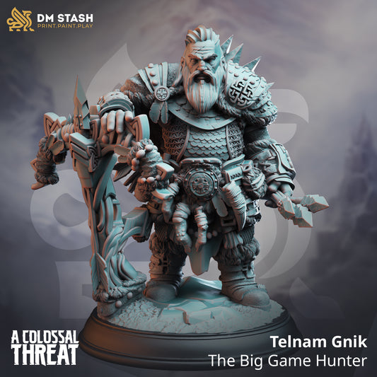 DM Stash - Telnam Gnik, The Big Game Hunter -  A Colossal Threat  2023-12