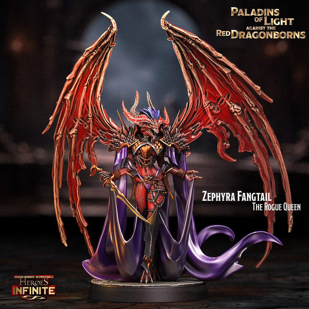 Heroes Infinite Raging Heores - Zephyra Fangtail - Paladins of Light Against the Red Dragonborns 2025 January