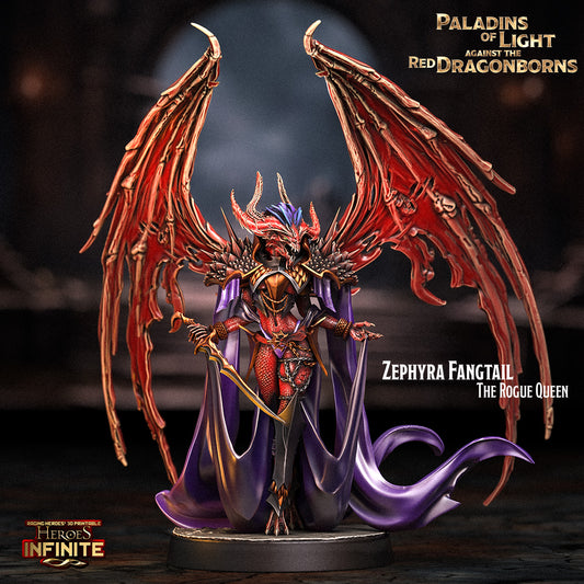 Heroes Infinite Raging Heores - Zephyra Fangtail - Paladins of Light Against the Red Dragonborns 2025 January