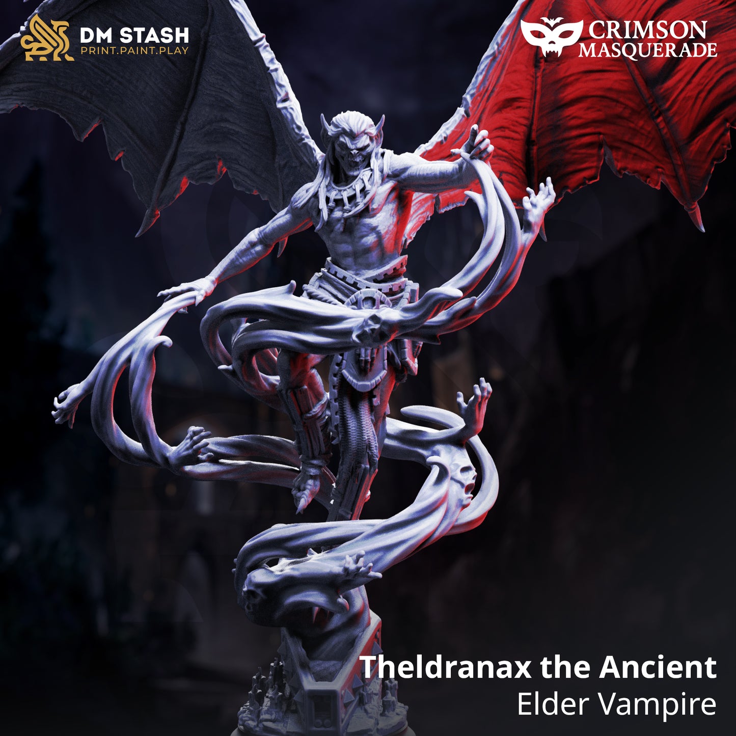 DM Stash - Theldranax the Ancient, Elder Vampire - Crimson Masquerade 2025 September