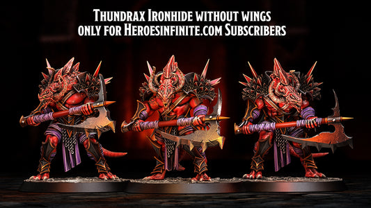 Heroes Infinite Raging Heores - Thindrax Ironhide - Paladins of Light Against the Red Dragonborns 2025 January