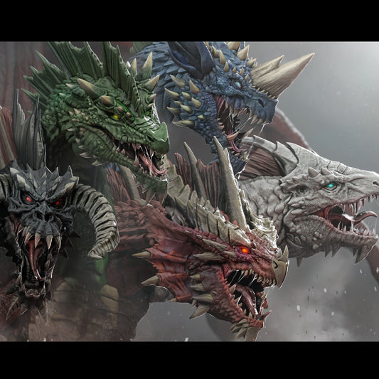 NomNom Figures - Tiamat, Mother of Cromathic Dragons