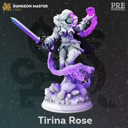 DM Stash - Tirina Rose Female Human Sorceress  - The Frozen wastes of Oldavor 2021 December Release