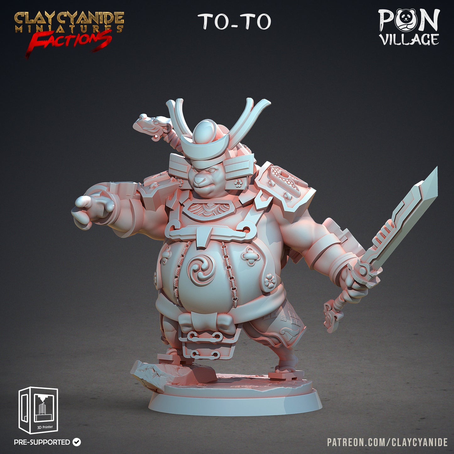 Clay Cyanide - To To, Monk Panda -Pon Village 2022 April