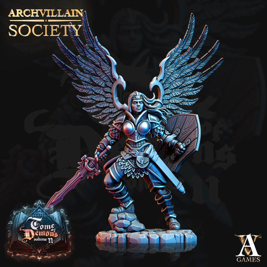 Archvillain Games - Ariel The Holy Aasimar Paladin Archvillain Society Vol. 7 Howling Horde 2022 January