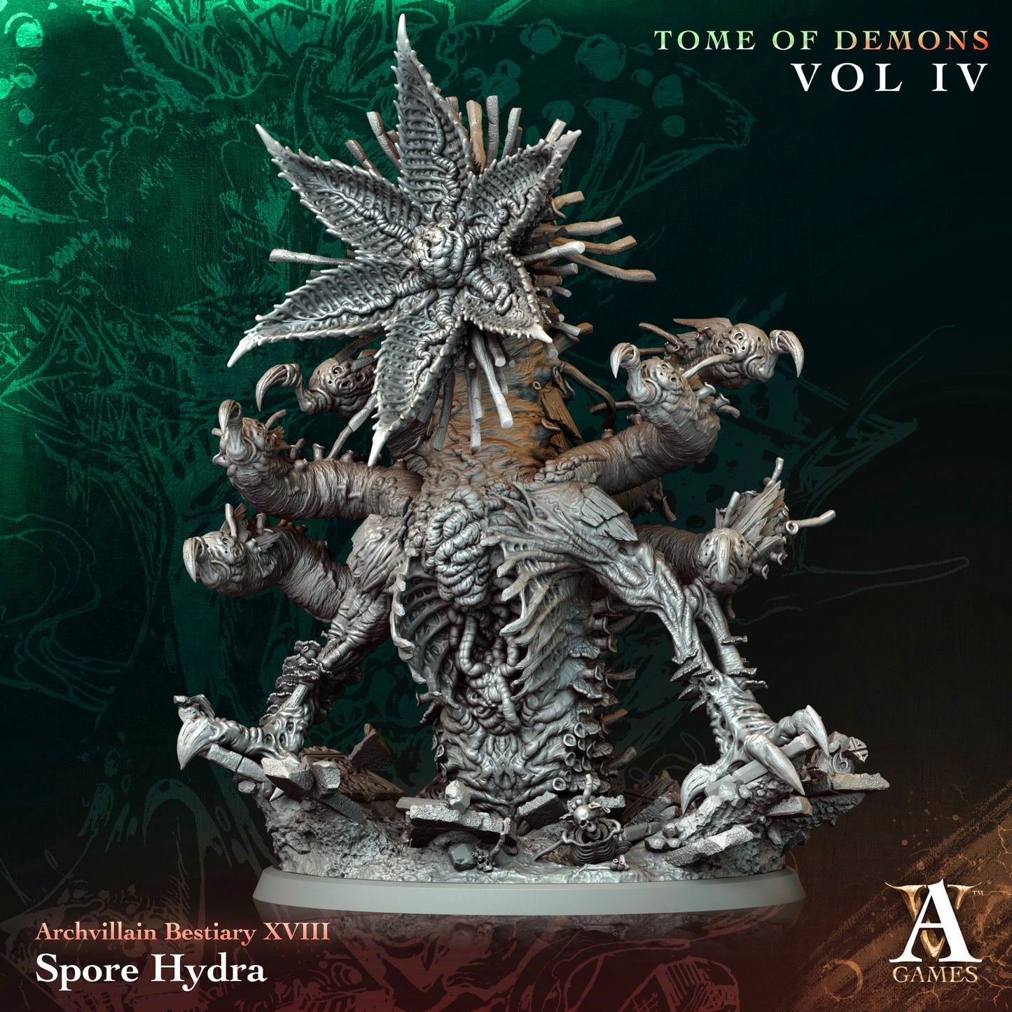 Archvillain Games - Spore Hydra (Huge) - Archvillain Bestiary Vol. XVII 2025 February