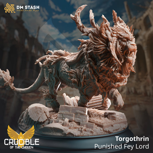 DM Stash - Torgothrin. Punished Fey Lord (Huge) - Crucible of the Chosen 2024 April