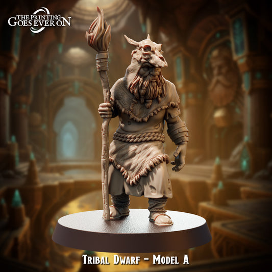 The Printing Goes Ever On - Tribal Dwarf A - Spiders of the Forge 2025 November