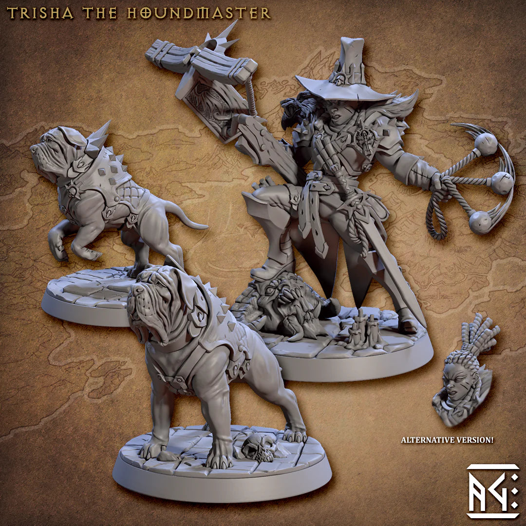 Artisan Guild - Trisha the Houndmaster & Mastiffs - Requiem Demon Hunters 2022 September