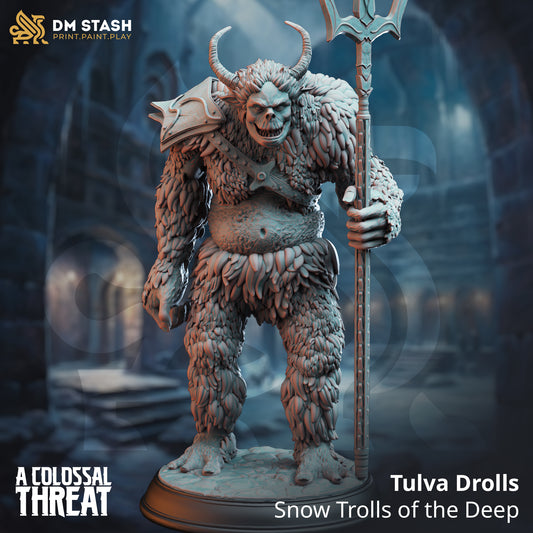 DM Stash - Tulva Drolls, Snow Trolls of the Deep 2 - A Colossal Threat  2023-12