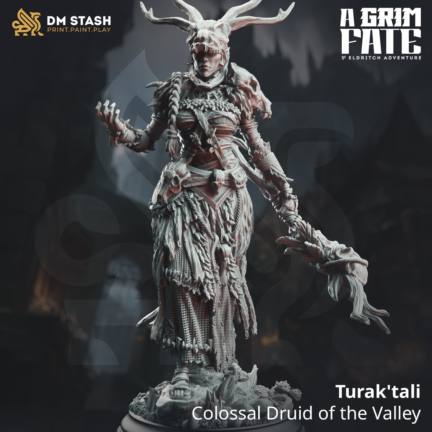 DM Stash - Turak Tali, Goliath Druid of the Valley - A Grim Fate 2024 June