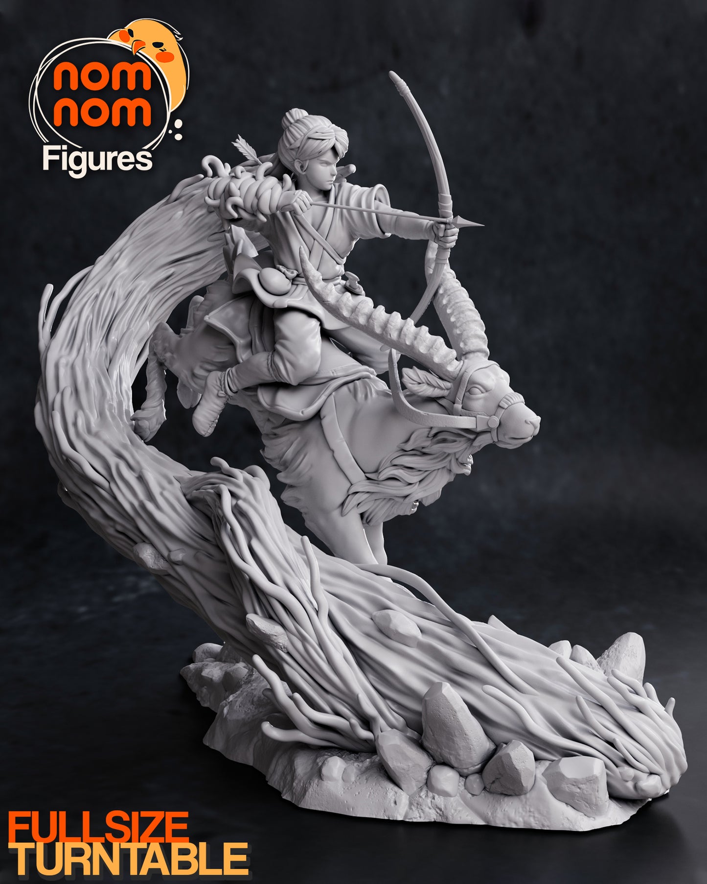 NomNom Figures - Prince Ashitaka  75mm / 178mm
