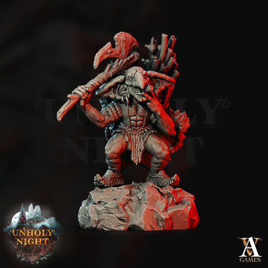 Archvillain Games - Goblin Axe Warrior - Unholy Night 2020 December