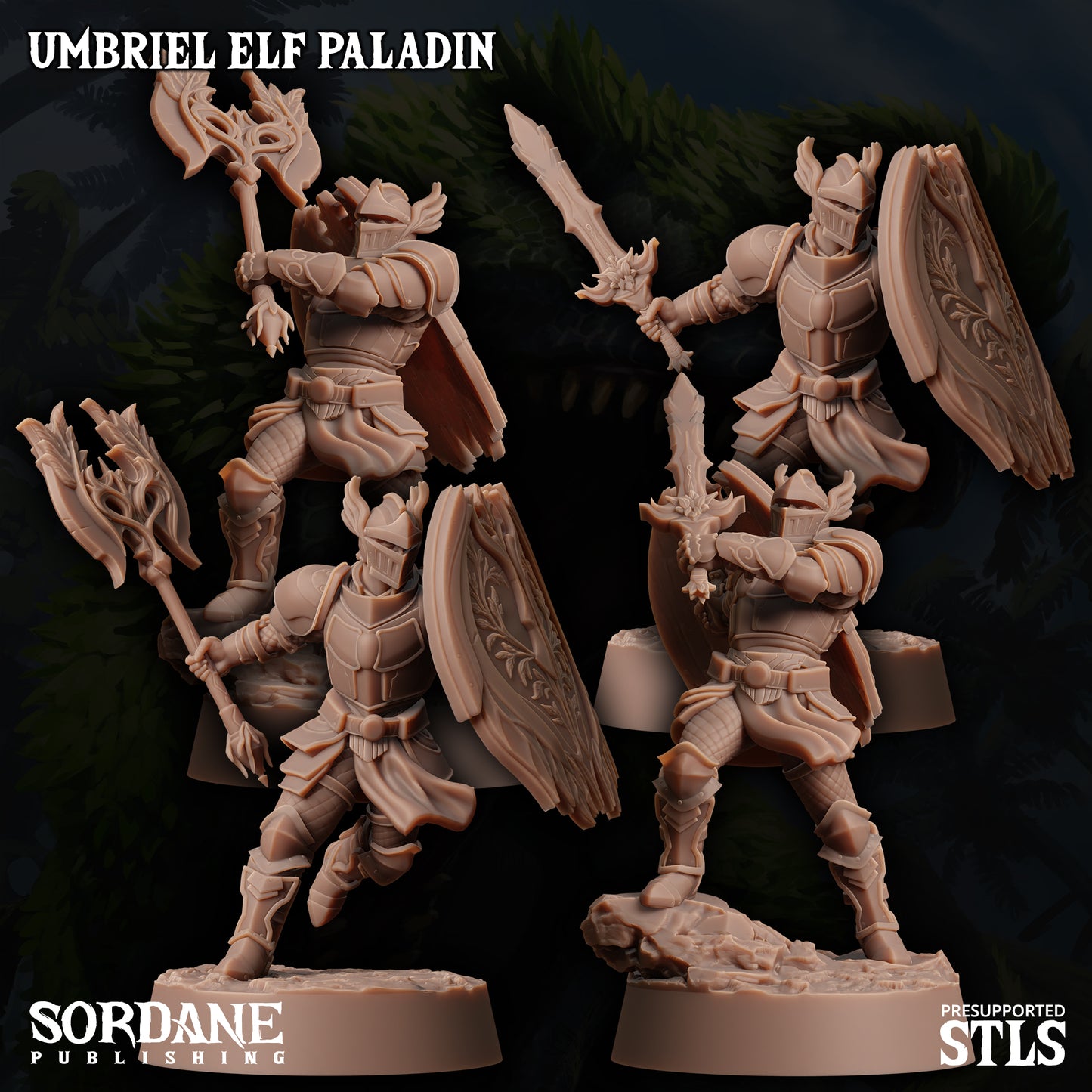 Arcane Minis (Sordane) - Umbriel Elf Paladin