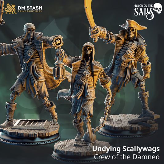 DM Stash - Undying Skeletons Scallywags, Crew of the Damned - Blood on the Sails 2025 July