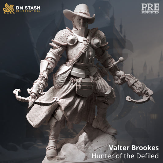 DM Stash - Valter Brookes, Hunter of the Defiled - Hexhunters of Brightstone 2023 January
