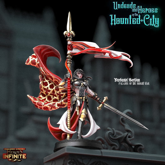 Heroes Infinite Raging Heores - Vardaniel Seridan, Paladin of the Bright Star - Undeads and Heroes of the Haunted City #38
