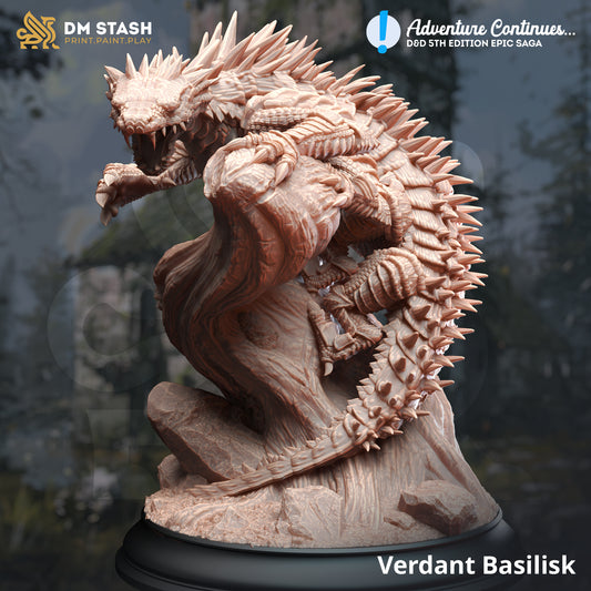 DM Stash - Verdant Basilisk (Huge) - Adventures Continues 2024 May