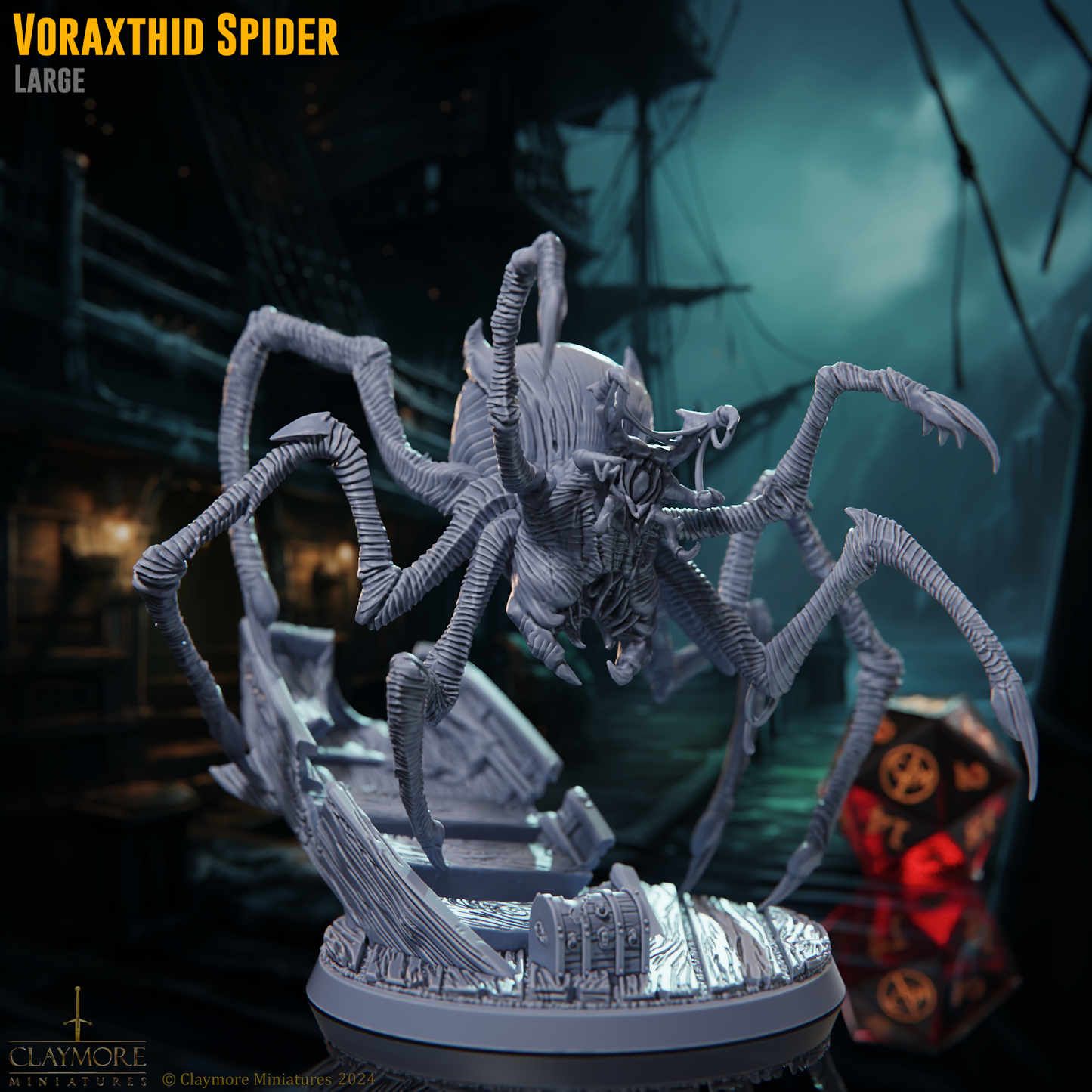 Claymore Miniatures - Voraxthid Spider, Xenomorph - Voyage of the Damned 2025 March