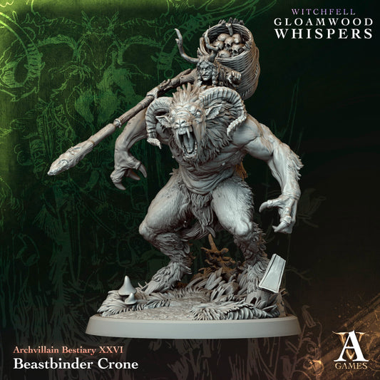 Archvillain Games - Beastbinder Crone (Large) Bestiary Vol. XXVΙ - Witchfell Gloamwood Whispers 2025 October