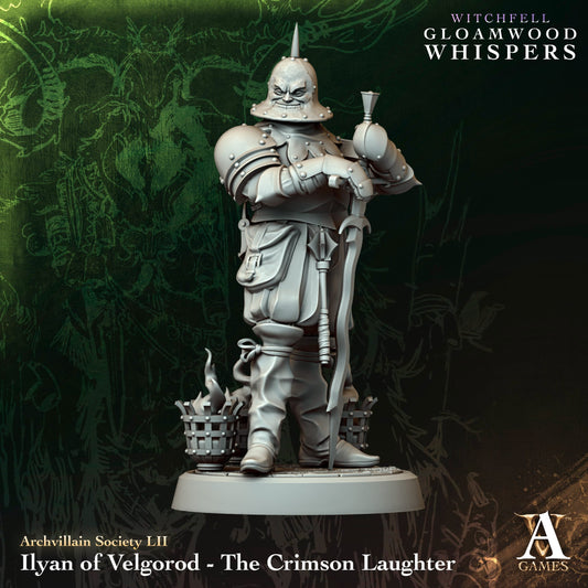 Archvillain Games - Ilyan of Velgorod, The Crimson Laughter , Archvillain Society Vol. LIΙ - Witchfell Gloamwood Whispers 2025 October