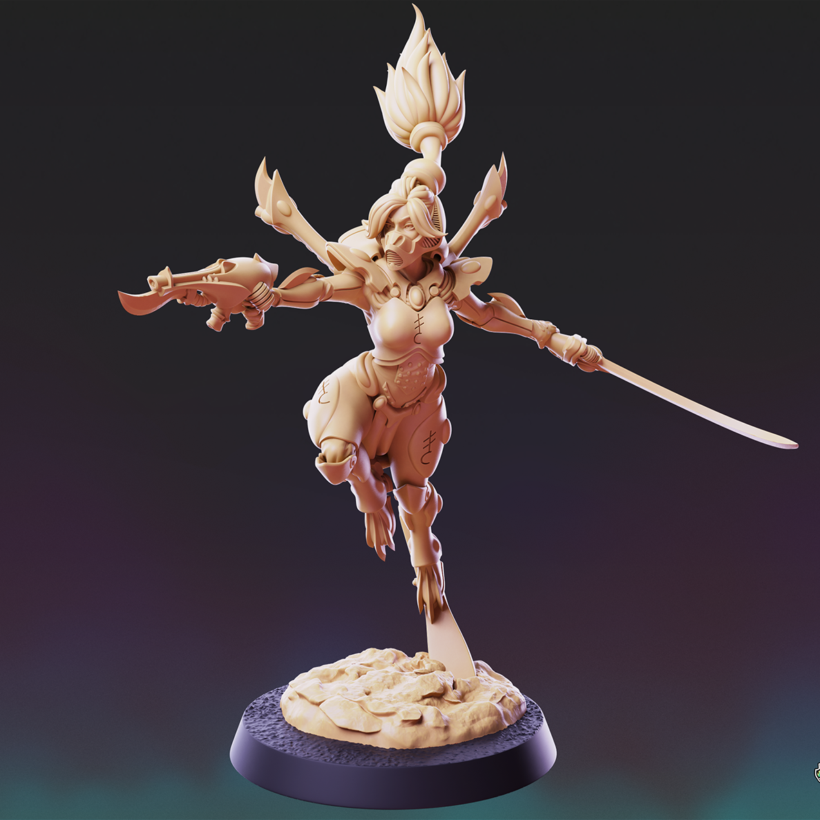 PSMiniatures - Wailing Phantom A, Eldar - Warhammer 40K