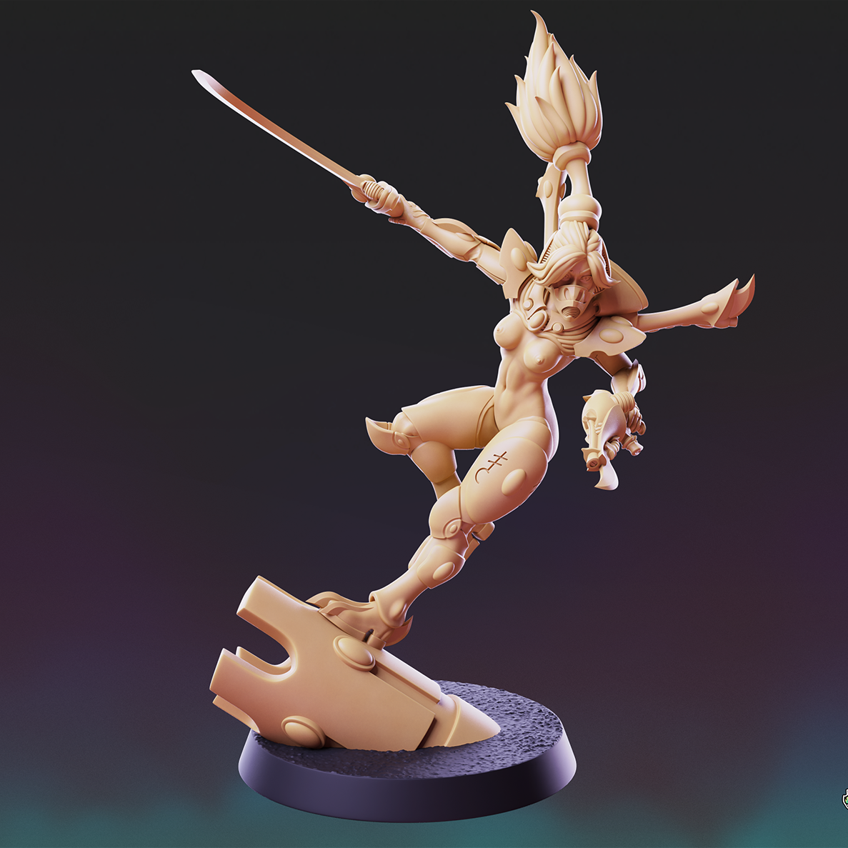 PSMiniatures - Wailing Phantom B, Eldar - Warhammer 40K