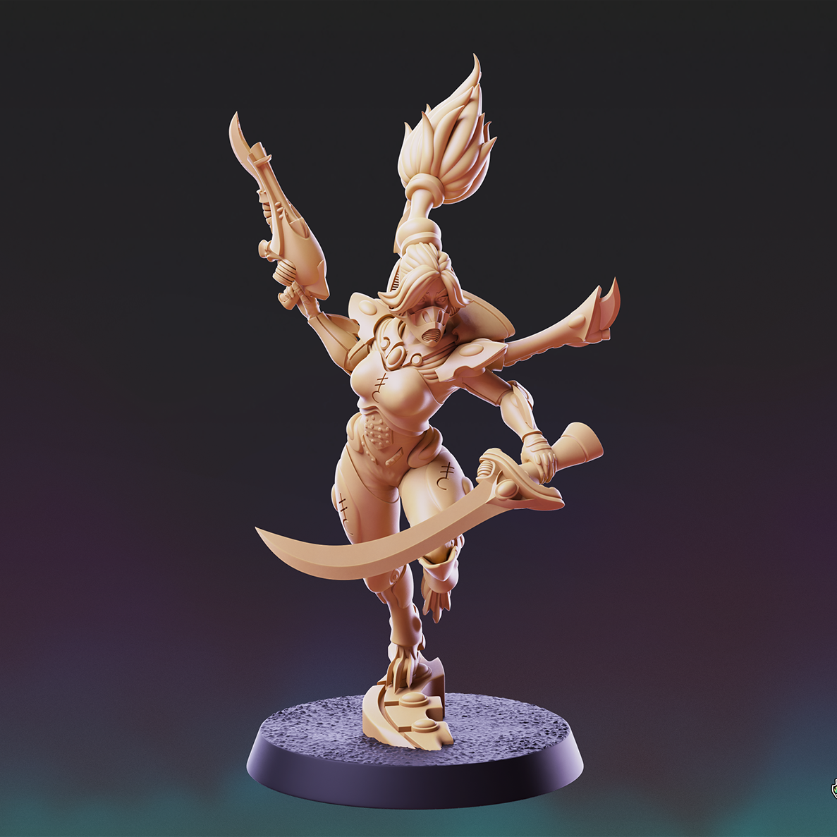PSMiniatures - Wailing Phantom C, Eldar - Warhammer 40K