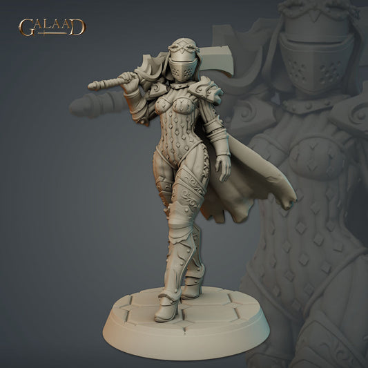 Galaad - Warden 01 Female Paladin Oathbreaker - Knights and Specters 2023 December