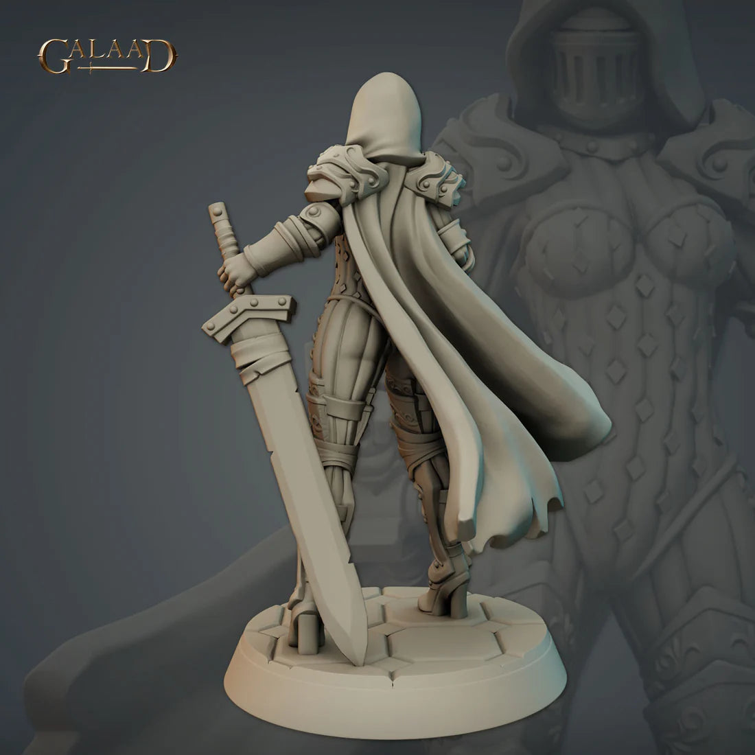 Galaad - Warden 02 Female Paladin Oathbreaker - Knights and Specters 2023 December