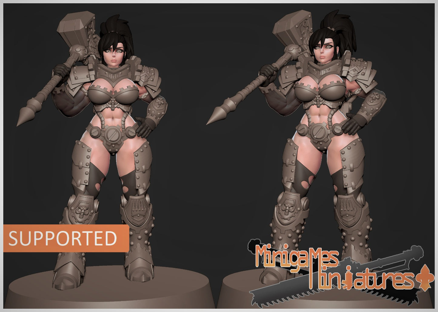 Minigames Miniatures - Ferrus Waifu Anime Figurine - 2023 August