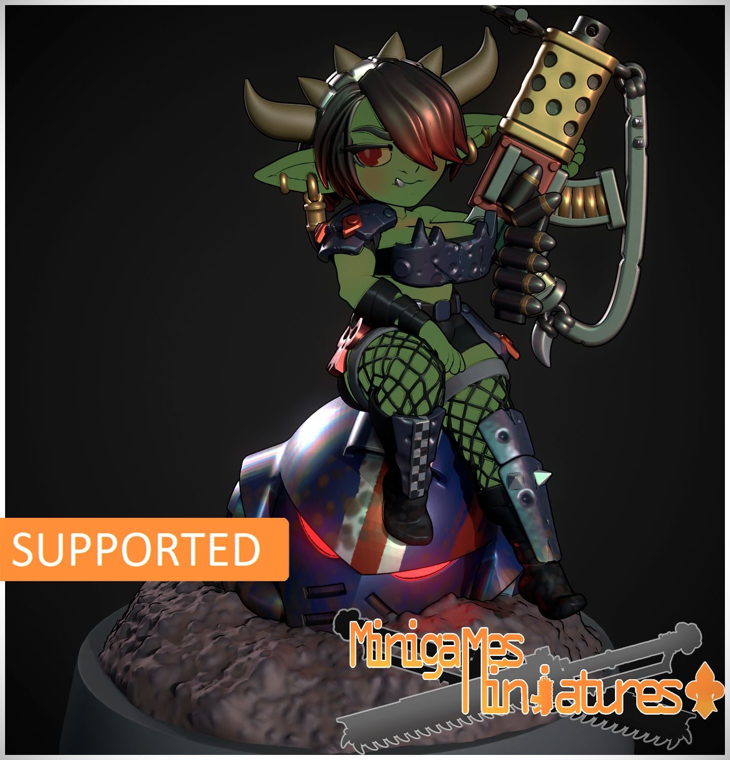 Minigames Miniatures - Gretchin Waifu Anime Figurine