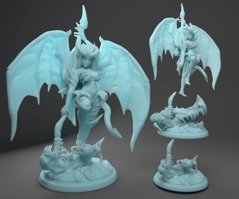 Twin Goddess Miniatures - Death-scythe Succubus