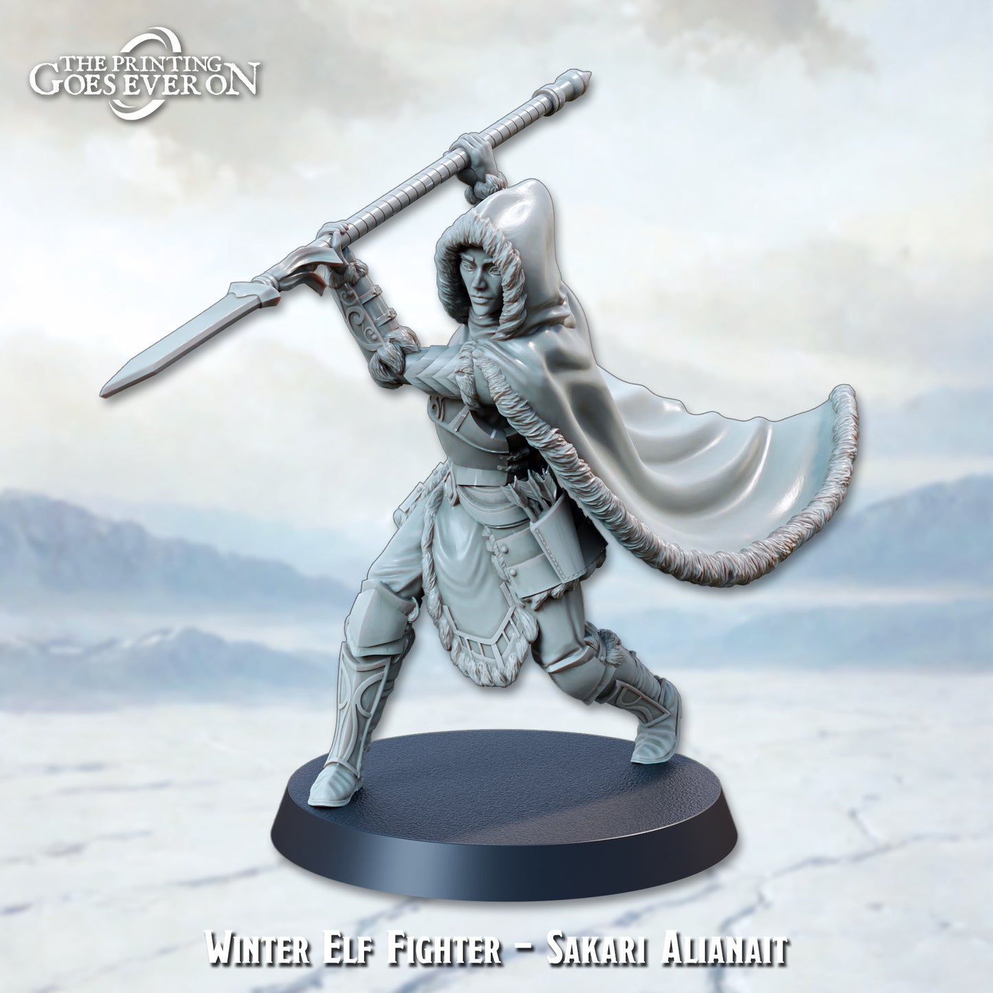 The Printing Goes Ever On - Sakari Alianait, Winter Elf Fighter - Frostbound Fate 2024 December