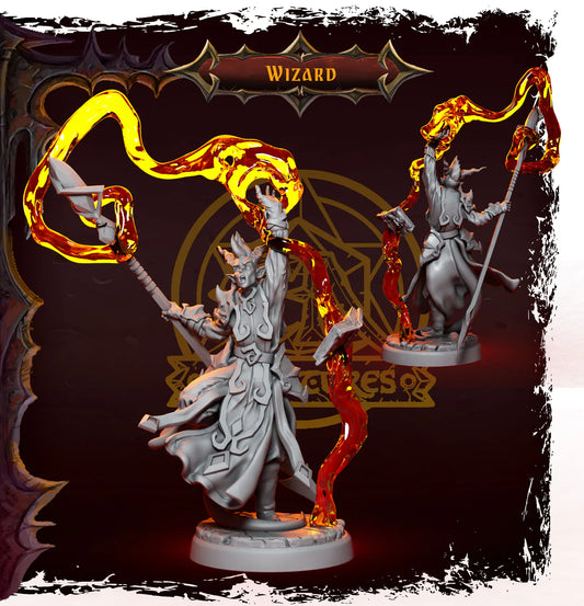 Epic Adventure - Wizard Male Tiefling A - Infernal Tiefling Heroes