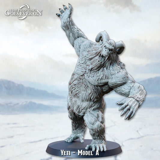 The Printing Goes Ever On - Yeti A (Large) - Frostbound Fate 2024 December