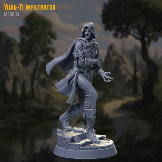 Claymore Miniatures - Yuan-Ti Infiltrator - In the Belly of the Serpent 2025 September