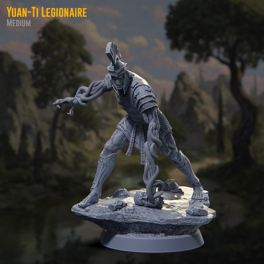 Claymore Miniatures - Yuan-Ti Legionaire - In the Belly of the Serpent 2025 September