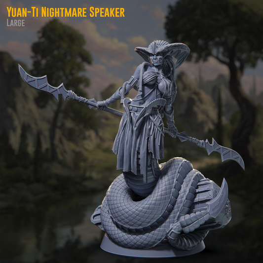 Claymore Miniatures - Yuan-Ti Nightmare Speaker - In the Belly of the Serpent 2025 September