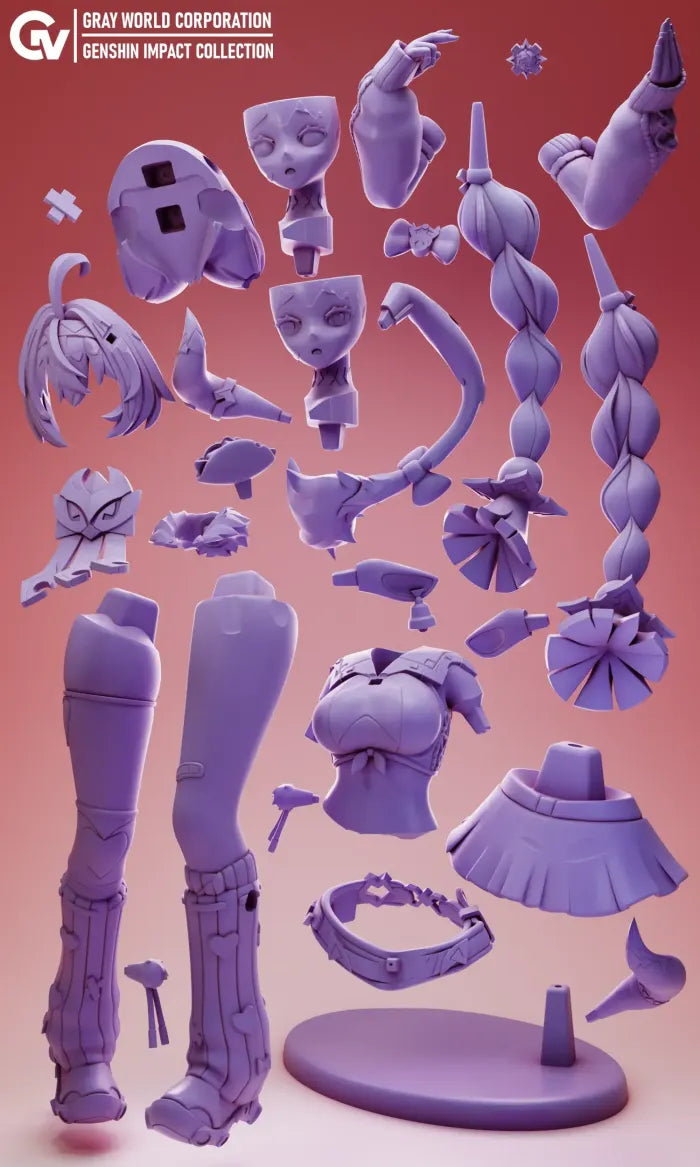 Gray Wolrd Corporation - Varesa, Genshin Impact