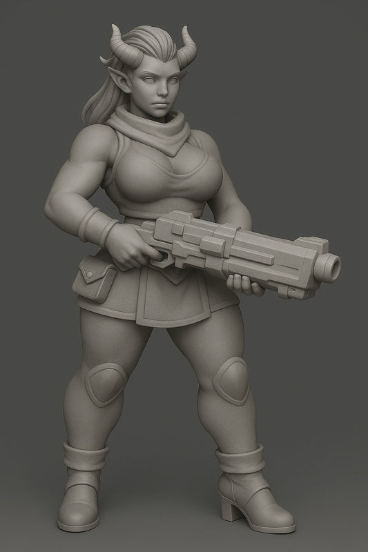 Wizards Workshop - TIefling Gunsligner, Custom Enrique Toledo