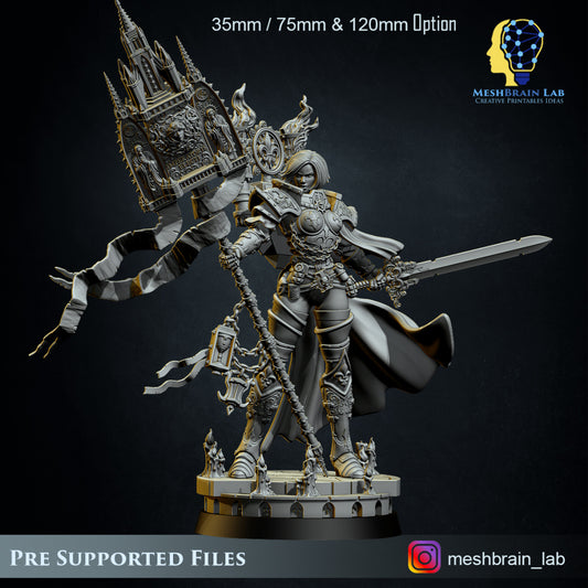 MeshBrain Lab - Battle Sister Superior Collector's edition 35mm/ 75mm & 120mm