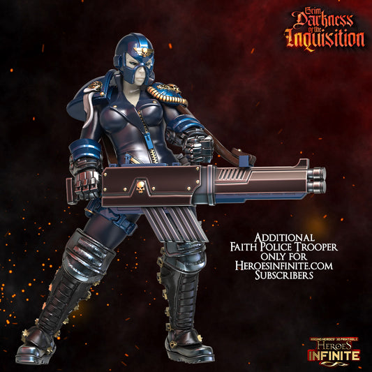 Heroes Infinite Raging Heores - Faith Police Leader, Anti-Riot Troops - Grim Darkness of the Inquisition  #36