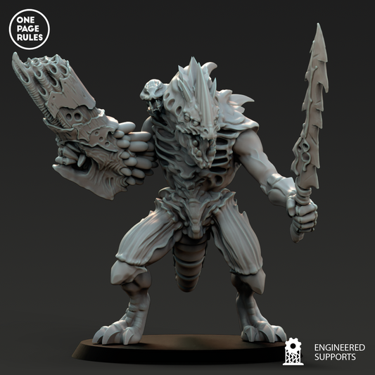 One Page Rules - Prime Gunner 10, Tyranids - Warhammer 40K 2023 June
