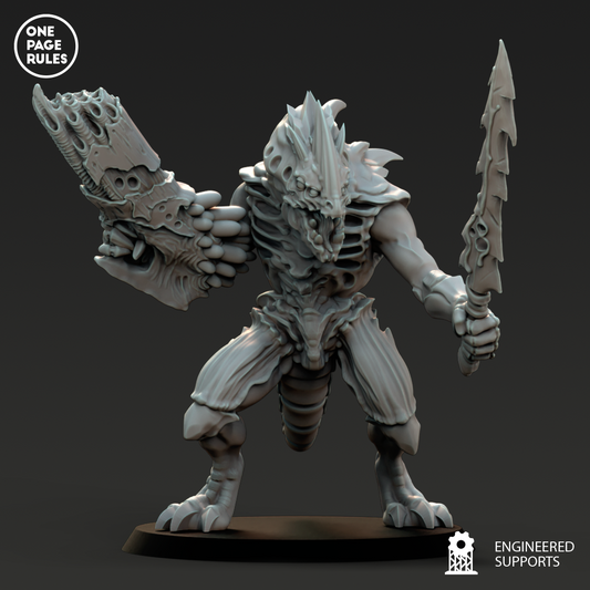 One Page Rules - Prime Gunner 4, Tyranids - Warhammer 40K 2023 June