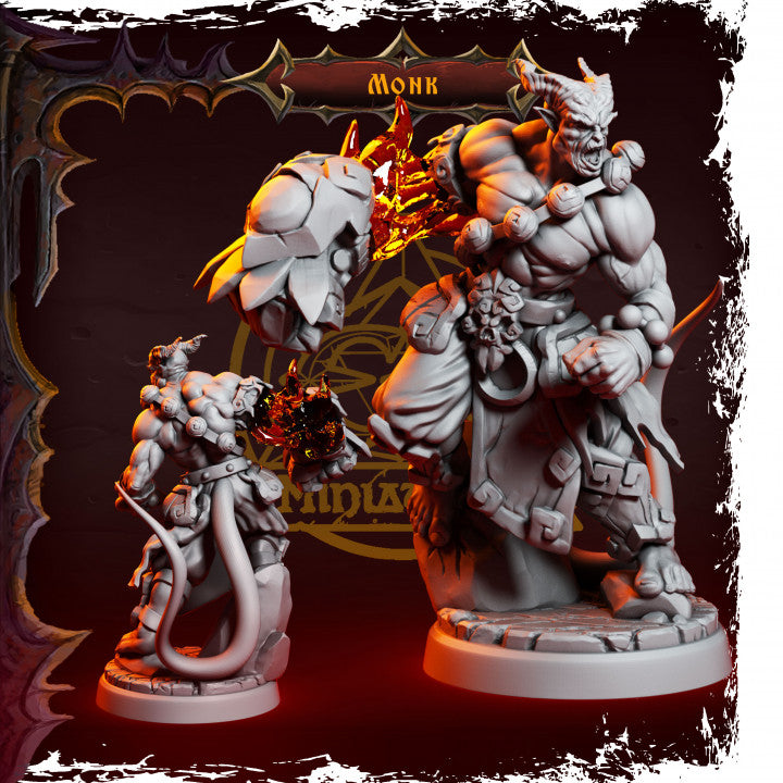 Epic Adventure Miniatures - Infernal Tiefling Heroes 35mm