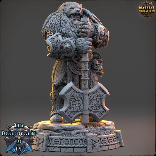 Daybreak Miniatures - Alaric “Black Bear” Cranash - Northmen - The Descendants of Tyr 2024 December