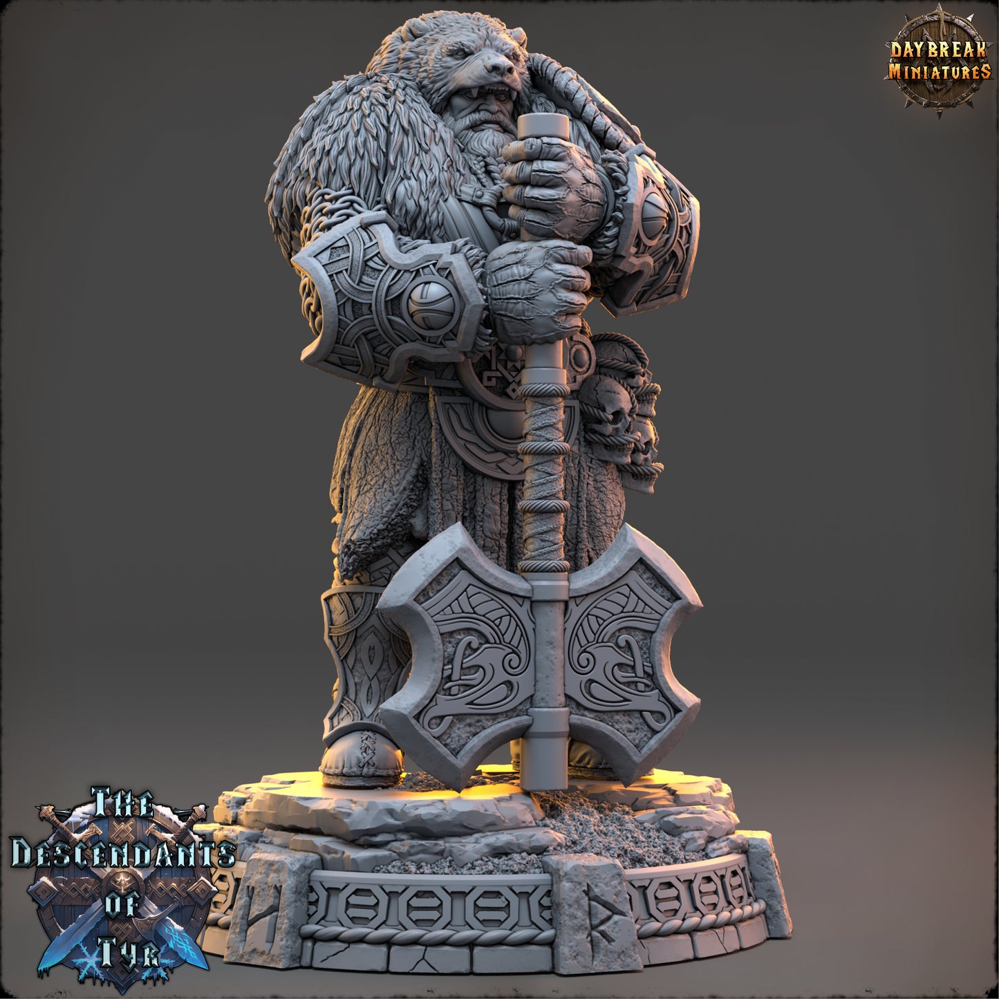 Daybreak Miniatures - Alaric “Black Bear” Cranash - Northmen, The Descendants of Tyr 2024 December