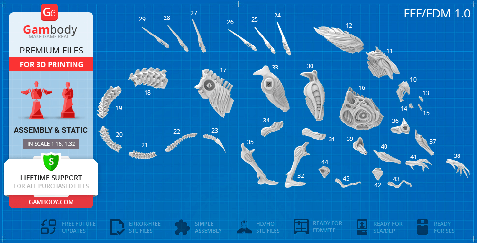 Darth Vader vs Alien, Diorama