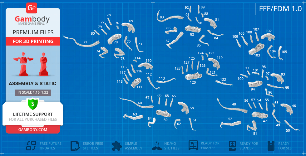 Darth Vader vs Alien, Diorama